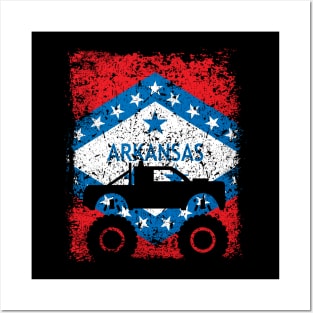 Monster Truck Arkansas 4X4 Posters and Art